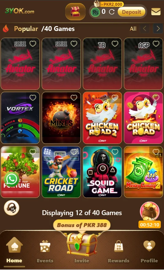 3yok game categorizes