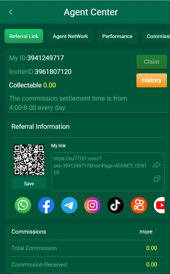 EU777Game Raferal Rewards and Bonuses