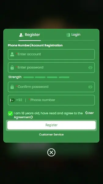 PKWG5D Game Registration