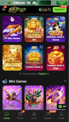 667PAK Game Main Display