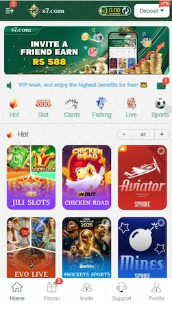 Z7 Game Main View
